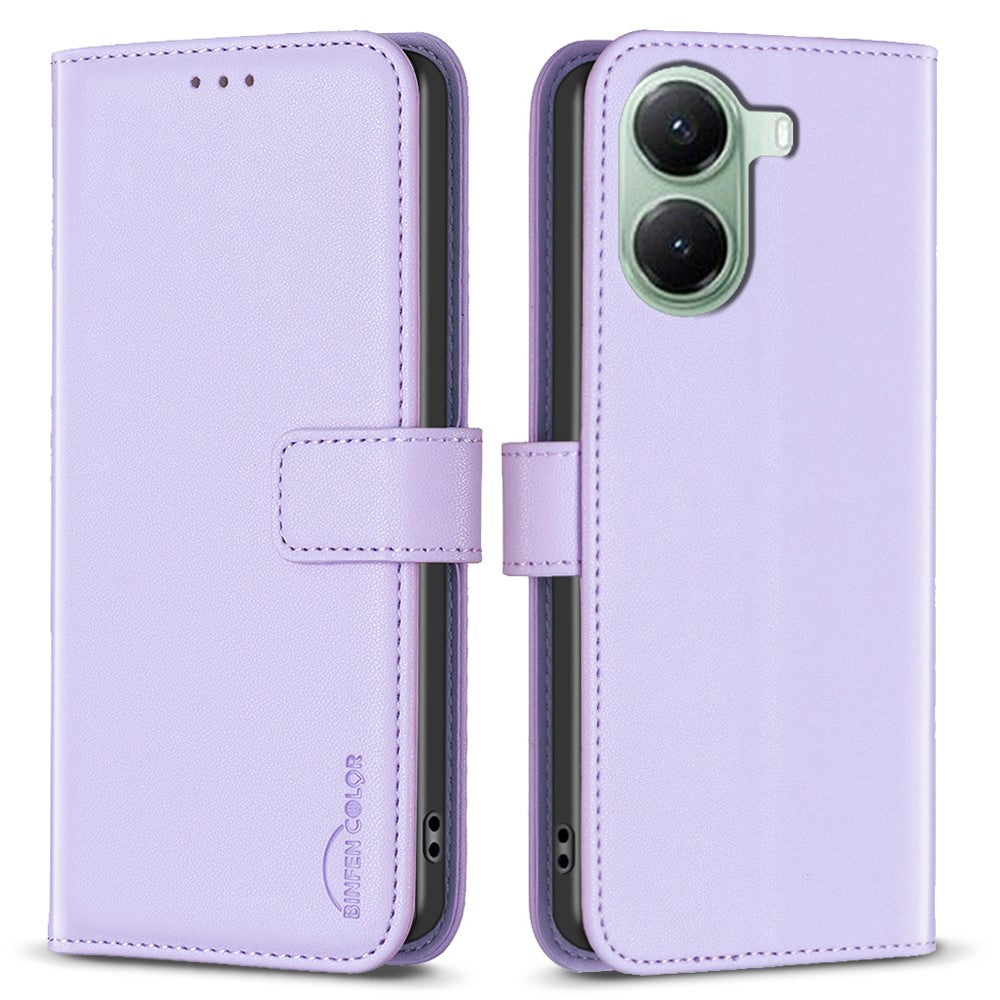 BINFEN COLOR BF17 Wallet Case for Xiaomi Poco X7 Pro 5G / Redmi Turbo 4 5G Folio Flip Leather Cover