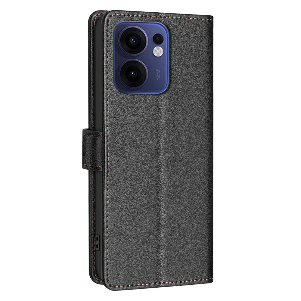 BINFEN COLOR BF32 För Oppo Reno13 F 5G (Reno 13 FS 5G) / 4G Läderfodral Plånbok RFID-blockerande mobilskal