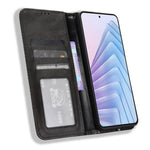 For Xiaomi Redmi Note 14 4G (163.25mm) Leather Case Wallet Stand Retro Texture Phone Cover