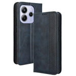 For Xiaomi Redmi Note 14 4G (163.25mm) Leather Case Wallet Stand Retro Texture Phone Cover