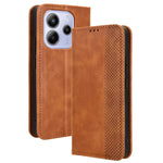 Xiaomi Redmi Note 14 4G (163.25mm) Läderfodral Plånboksfodral Retro Textur mobilfodral