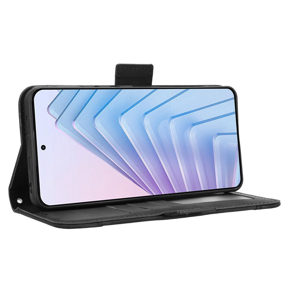 Xiaomi Redmi Note 14 4G (163,25 mm) Läderfodral mobilplånboksfodral med flera kortfack