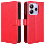 For Xiaomi Redmi Note 14 4G (163.25mm) Case Crazy Horse Texture PU Leather Phone Wallet Cover