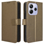 For Xiaomi Redmi Note 14 4G (163.25mm) Case PU Leather Diamond Texture Wallet Phone Cover