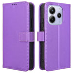 For Xiaomi Redmi Note 14 4G (163.25mm) Case PU Leather Diamond Texture Wallet Phone Cover