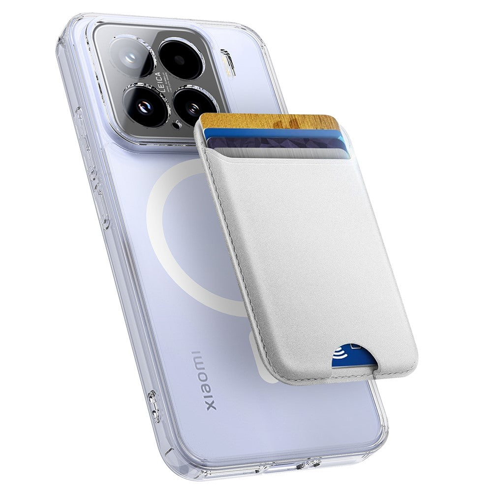 For Xiaomi 15 Clear Case TPU + Acrylic Magnetic Phone Cover