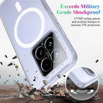 For Xiaomi 15 Clear Case TPU + Acrylic Magnetic Phone Cover