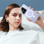 For Xiaomi 15 Clear Case TPU + Acrylic Magnetic Phone Cover