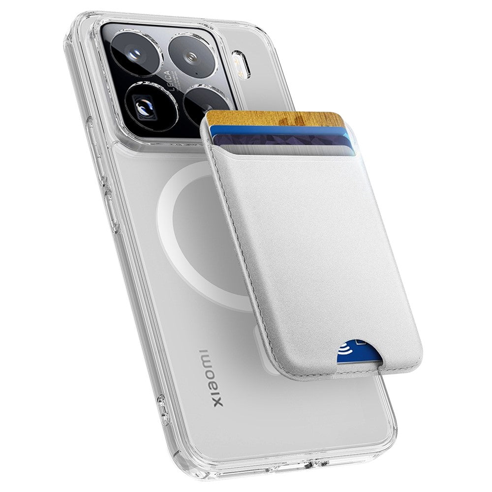 For Xiaomi 15 Pro Clear Magnetic Case TPU + Acrylic Magnetic Phone Cover