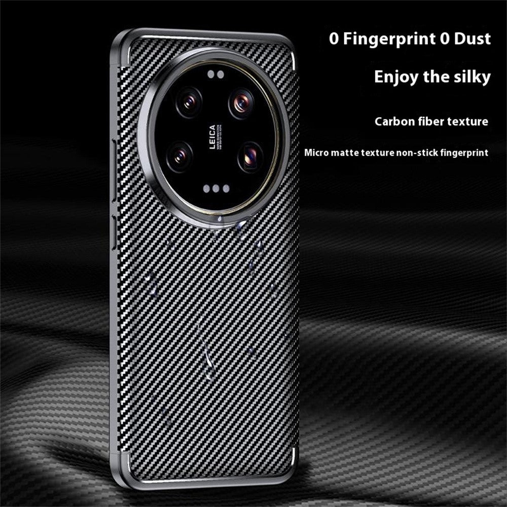 For Xiaomi 15 Ultra Case Carbon Fiber Texture TPU Phone Cover Heat Dissipation