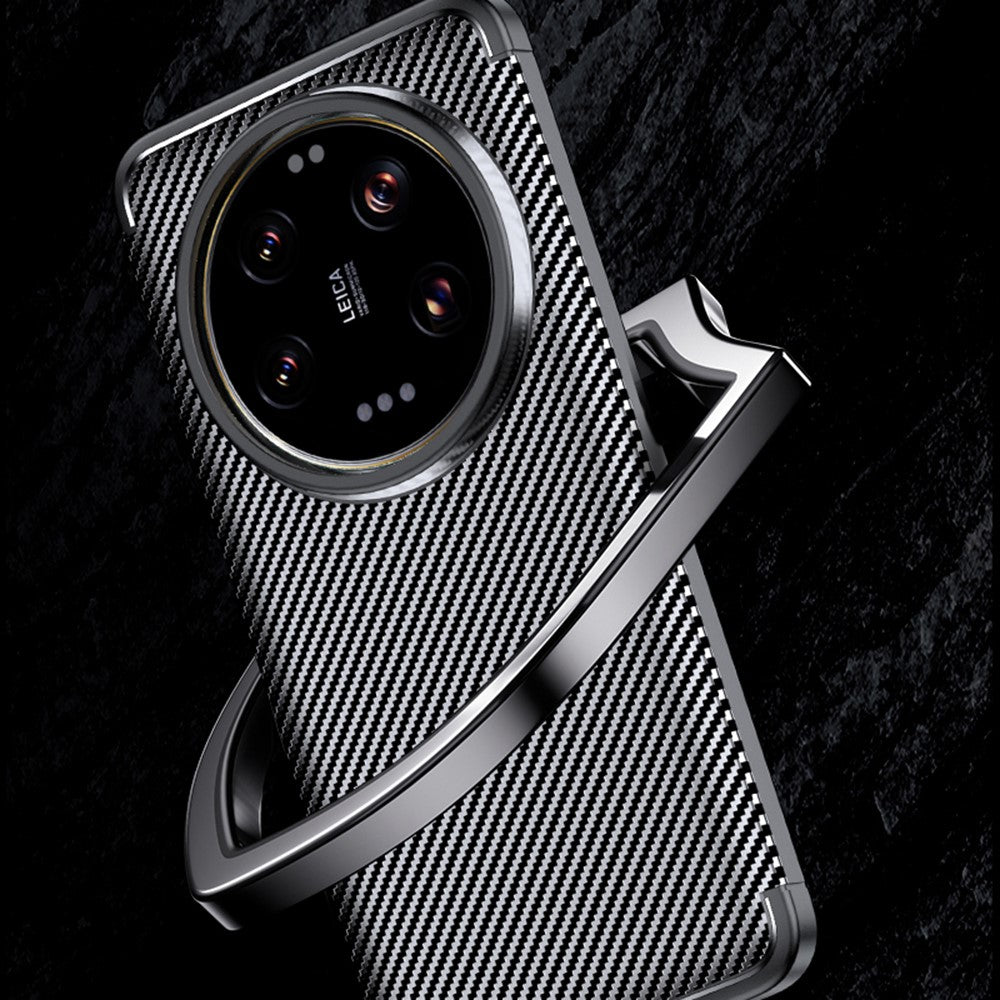 For Xiaomi 15 Ultra Case Carbon Fiber Texture TPU Phone Cover Heat Dissipation