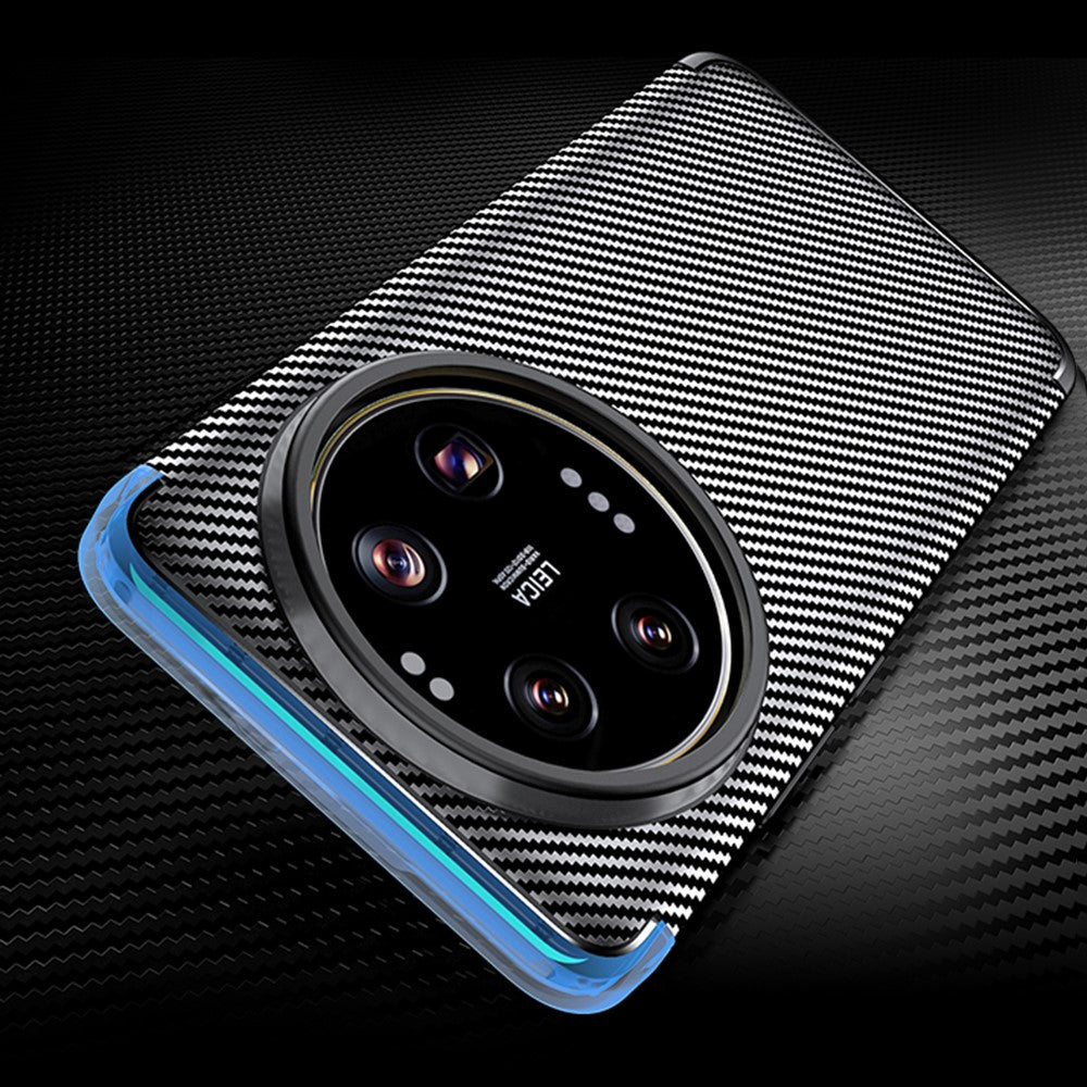 For Xiaomi 15 Ultra Case Carbon Fiber Texture TPU Phone Cover Heat Dissipation