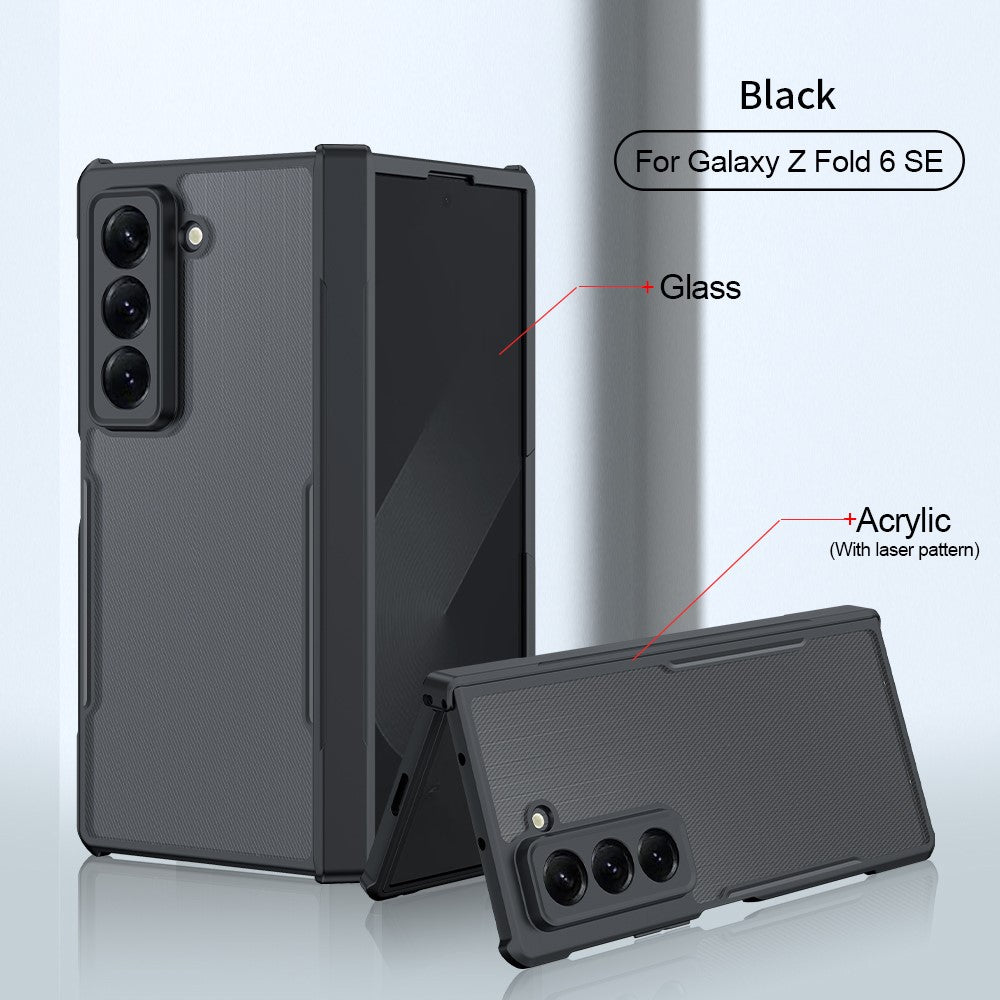 XUNDD För Samsung Galaxy Z Fold Specialskal Stoppsäkert TPU + Akryl Genomskinligt Baksida mobilskal
