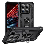 Xiaomi 15 Pro-skal PC + TPU-mobilskal med roterande ringstativ
