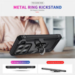 Xiaomi 15 Pro-skal PC + TPU-mobilskal med roterande ringstativ