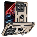 Xiaomi 15 Pro-skal PC + TPU-mobilskal med roterande ringstativ