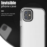 Til iPhone 11 cover PC + TPU Stødabsorberende Gennemsigtigt Telefoncover