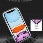 Til iPhone 11 cover PC + TPU Stødabsorberende Gennemsigtigt Telefoncover