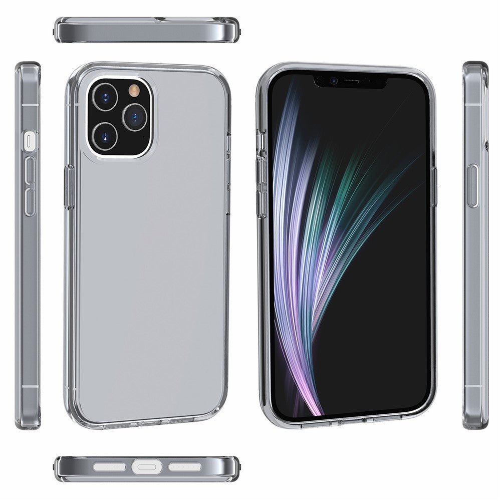 For iPhone 11 Pro Case PC + TPU Shockproof Clear Phone Cover
