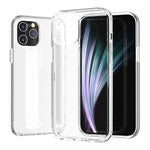 For iPhone 11 Pro Case PC + TPU Shockproof Clear Phone Cover