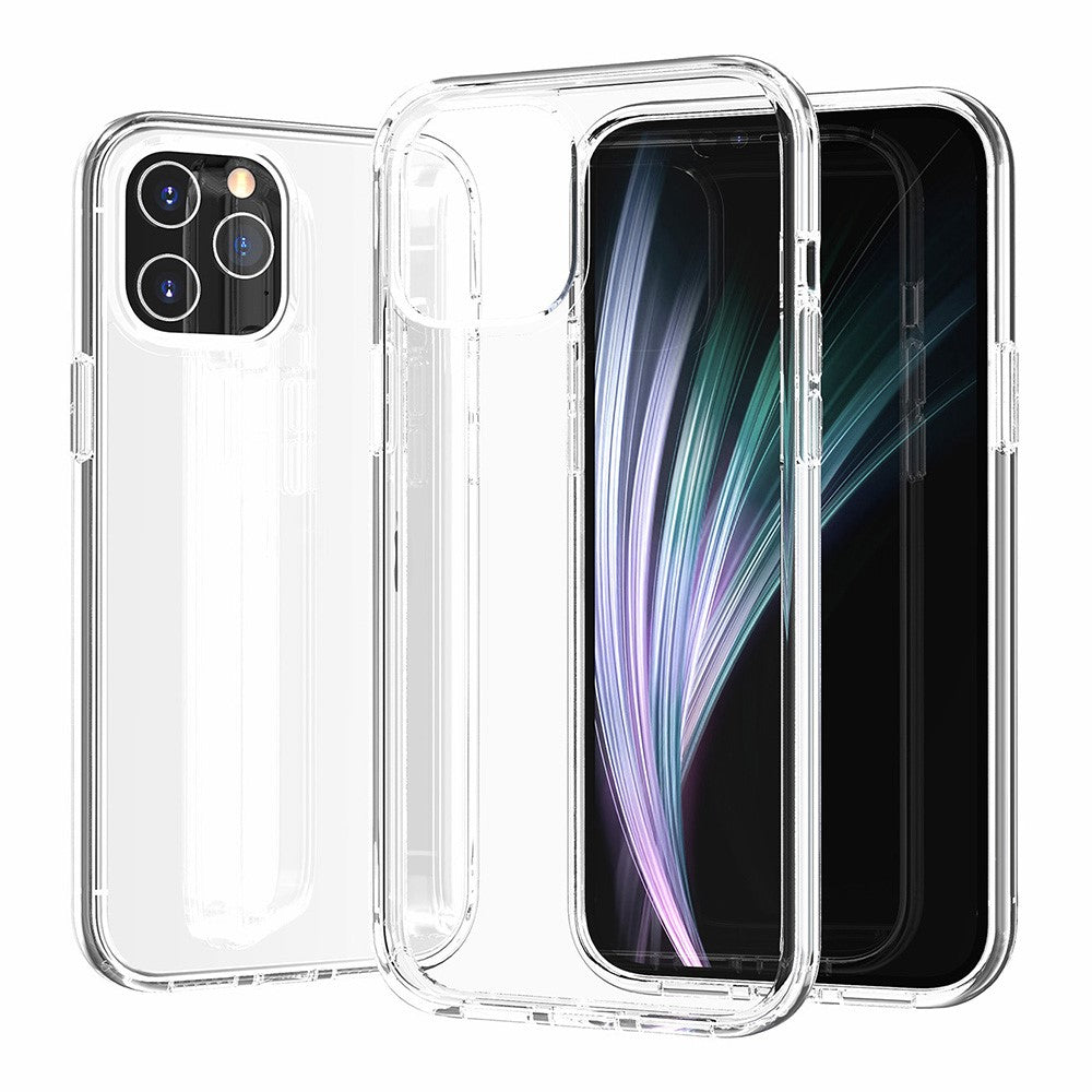 For iPhone 11 Pro Case PC + TPU Shockproof Clear Phone Cover