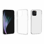 For iPhone 11 Pro Max Case PC + TPU Shockproof Clear Phone Cover