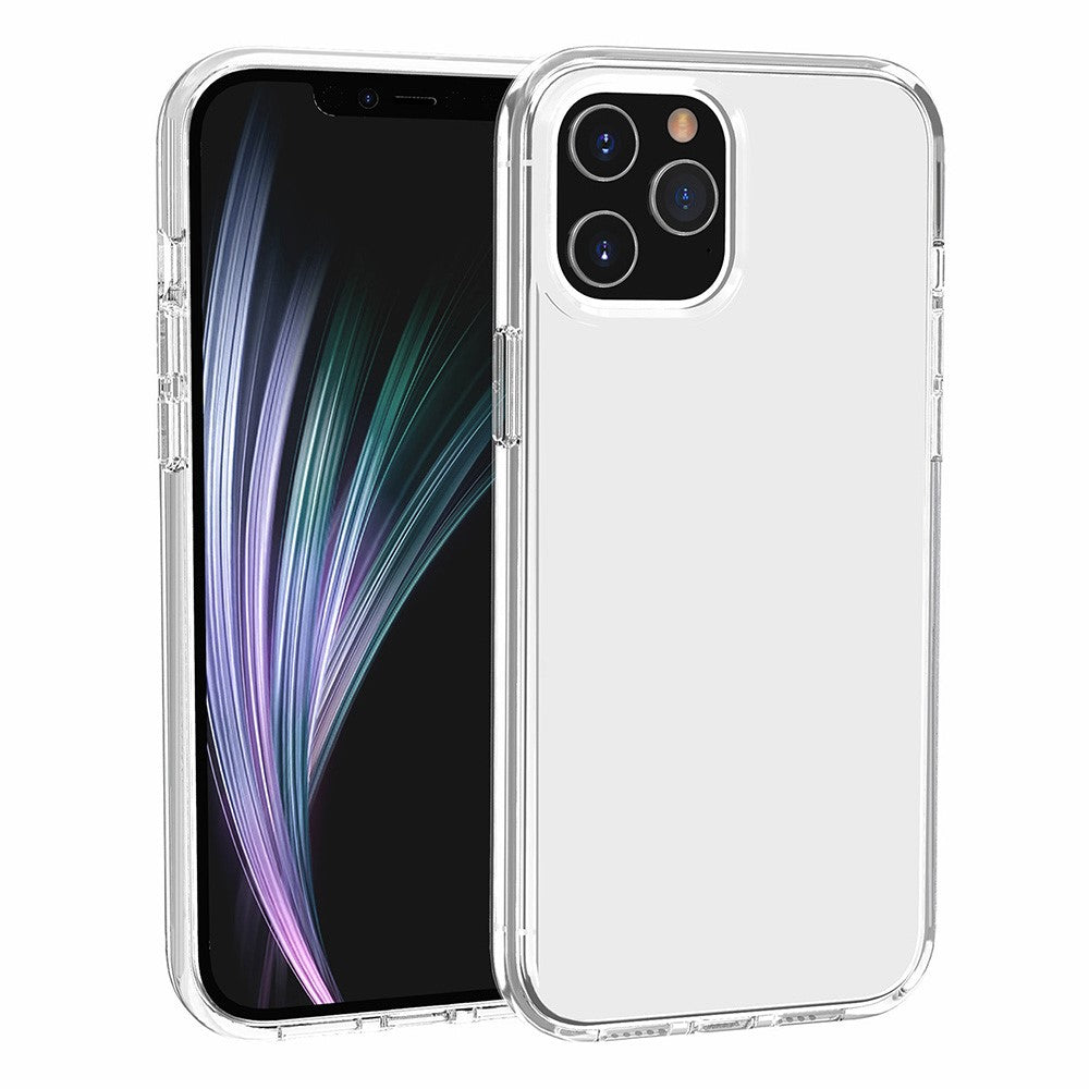For iPhone 11 Pro Max Case PC + TPU Shockproof Clear Phone Cover