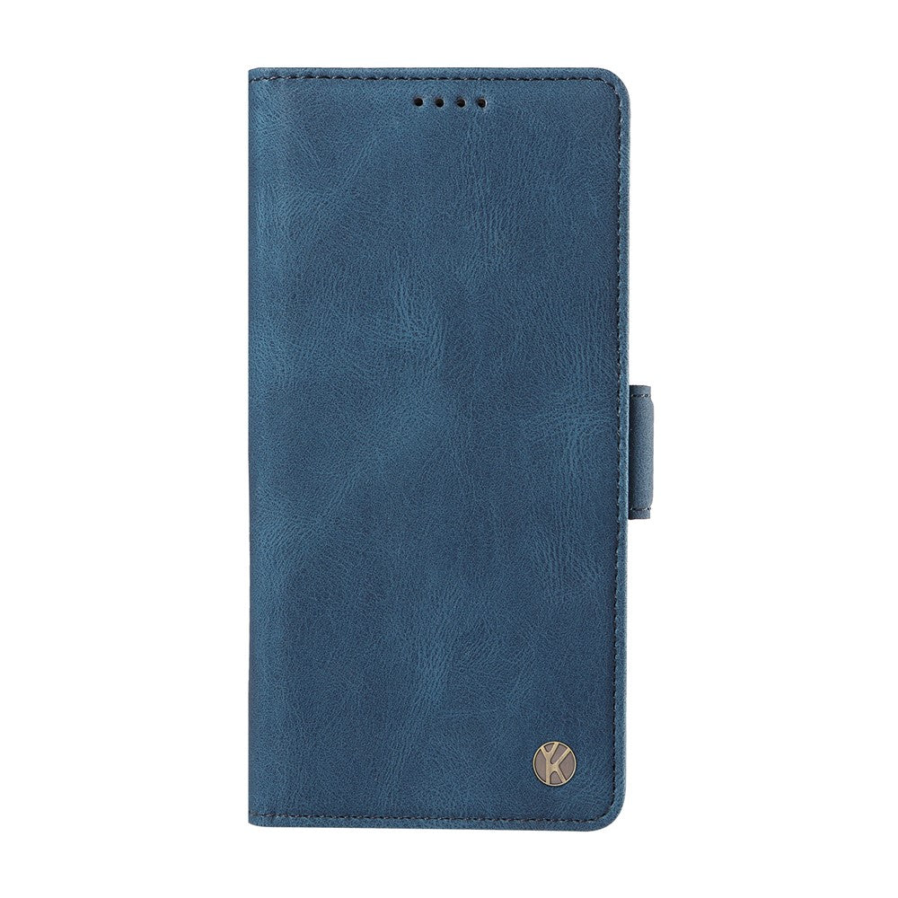 YIKATU For Xiaomi Redmi Note 14 4G (163.25mm) Leather Case  YK-005 Skin-Touch Feeling Wallet Phone Cover