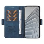 YIKATU For Xiaomi Redmi Note 14 4G (163.25mm) Leather Case  YK-005 Skin-Touch Feeling Wallet Phone Cover