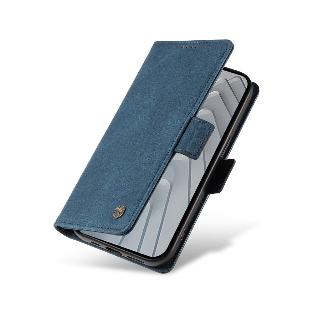 YIKATU For Xiaomi Redmi Note 14 4G (163.25mm) Leather Case  YK-005 Skin-Touch Feeling Wallet Phone Cover