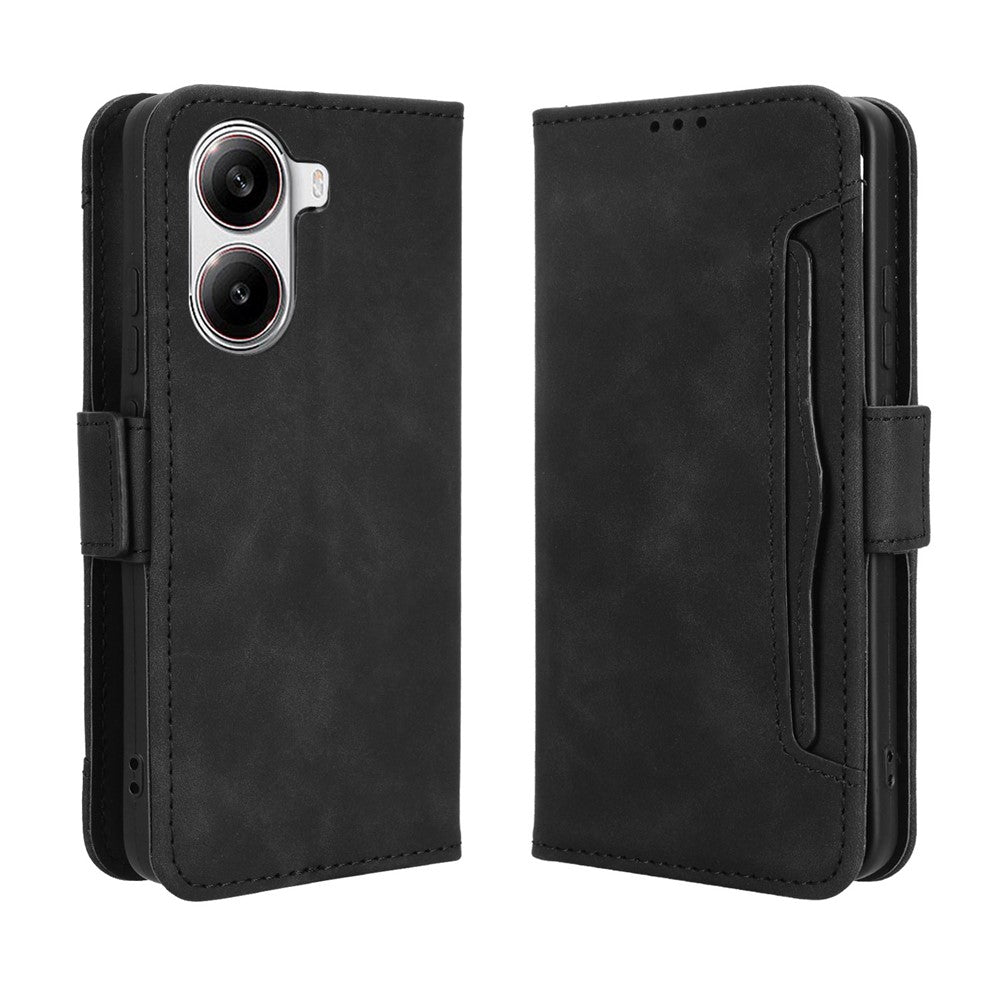 For Xiaomi Redmi Turbo 4 5G / Xiaomi Poco X7 Pro 5G Leather Case Phone Wallet Cover with Multiple Card Slots