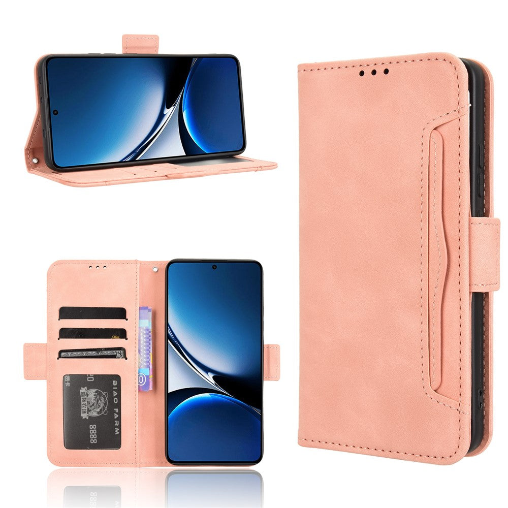 For Xiaomi Redmi Turbo 4 5G / Xiaomi Poco X7 Pro 5G Leather Case Phone Wallet Cover with Multiple Card Slots