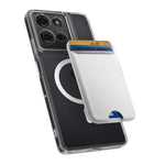 For Motorola Moto G75 5G Clear Phone Magnetic Case TPU+Acrylic Back Cover