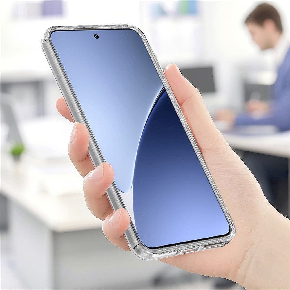 For Xiaomi 15 Pro Clear Phone Magnetic Case TPU+Acrylic Back Cover