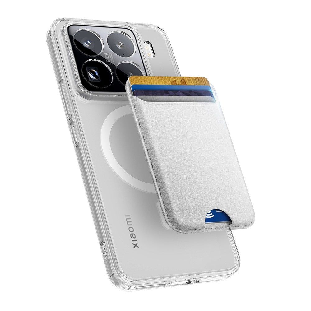 For Xiaomi 15 Pro Clear Phone Magnetic Case TPU+Acrylic Back Cover