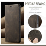 AUTSPACE For Samsung Galaxy M23 5G / Galaxy A23 5G (Global Version) Wallet Case  A01 Leather Stand Cover with RFID Blocking Card Holder