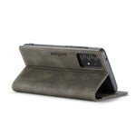 AUTSPACE Til Samsung Galaxy A40 Pung Etui A01 Læder Stand Cover med RFID Blokerende Kortholder