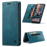 AUTSPACE For Samsung Galaxy A31 Wallet Case  A01 Leather Stand Cover with RFID Blocking Card Holder