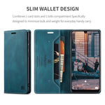 AUTSPACE For Samsung Galaxy A31 Wallet Case  A01 Leather Stand Cover with RFID Blocking Card Holder