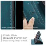 AUTSPACE For Samsung Galaxy A31 Wallet Case  A01 Leather Stand Cover with RFID Blocking Card Holder