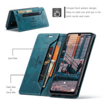 AUTSPACE For Samsung Galaxy A31 Wallet Case  A01 Leather Stand Cover with RFID Blocking Card Holder
