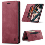 AUTSPACE For Samsung Galaxy A31 Wallet Case  A01 Leather Stand Cover with RFID Blocking Card Holder