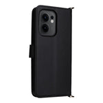Oppo Reno13 F 5G (Reno 13 FS 5G) / 4G Plånboksfodral med axelrem / handledsrem Läderfodral med stativ