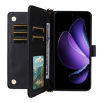 Oppo Reno13 F 5G (Reno 13 FS 5G) / 4G Plånboksfodral med axelrem / handledsrem Läderfodral med stativ
