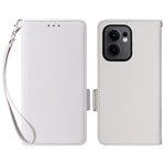Oppo Reno13 F 5G (Reno 13 FS 5G) / 4G-skal med handledsrem, plånboksfodral i PU-läder med litchitextur