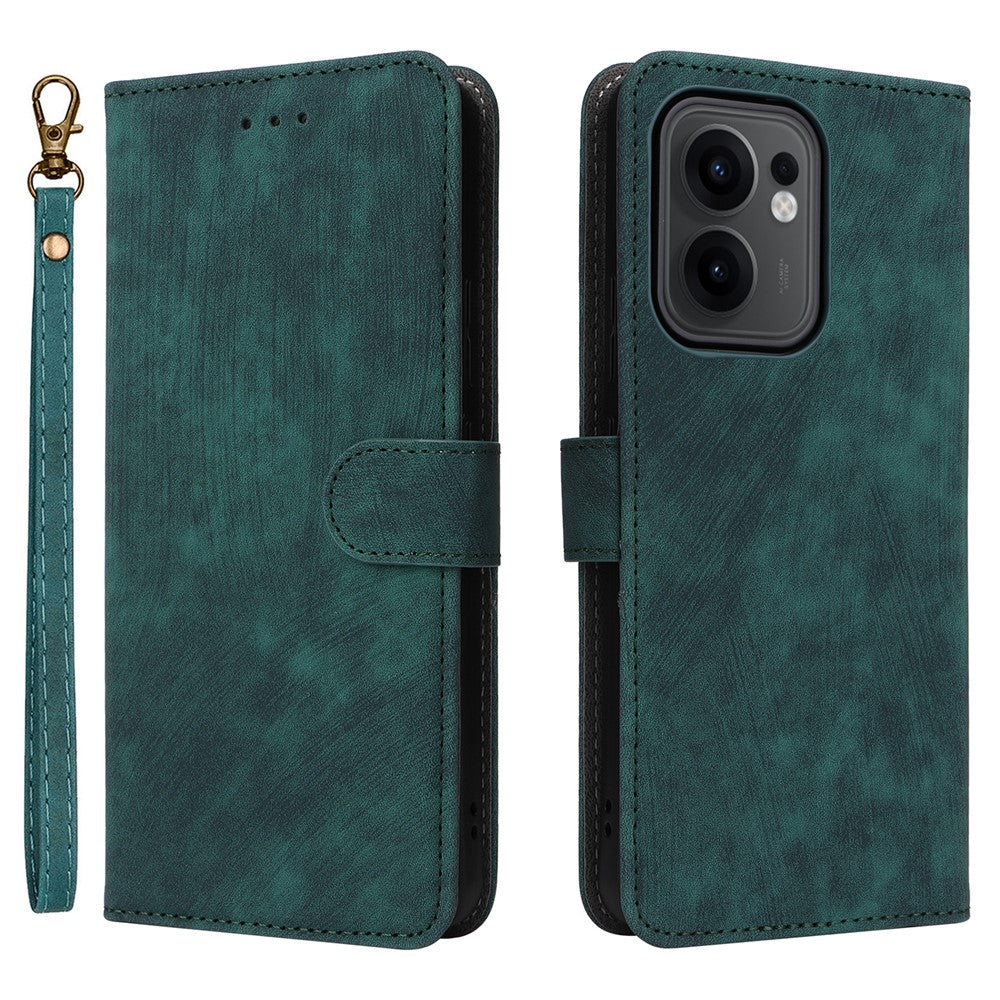Oppo Reno13 F 5G (Reno 13 FS 5G) / 4G Plånboksfodral RFID-blockerande PU-läderfodral Stativvy