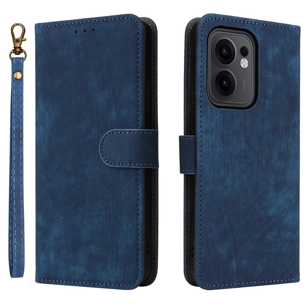 Oppo Reno13 F 5G (Reno 13 FS 5G) / 4G Plånboksfodral RFID-blockerande PU-läderfodral Stativvy