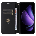 Oppo Reno13 F 5G (Reno 13 FS 5G) / 4G Plånboksfodral med rombpräglat läderfodral