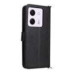 For Xiaomi Poco M7 Pro 5G Wallet Case with Shoulder / Wrist Strap Leather Phone Cover Stand