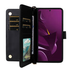 For Xiaomi Poco M7 Pro 5G Wallet Case with Shoulder / Wrist Strap Leather Phone Cover Stand